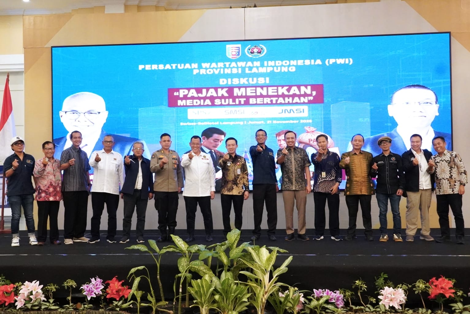 Pemprov Lampung Dorong Dialog Pajak Media untuk Jaga Keberlangsungan Pers